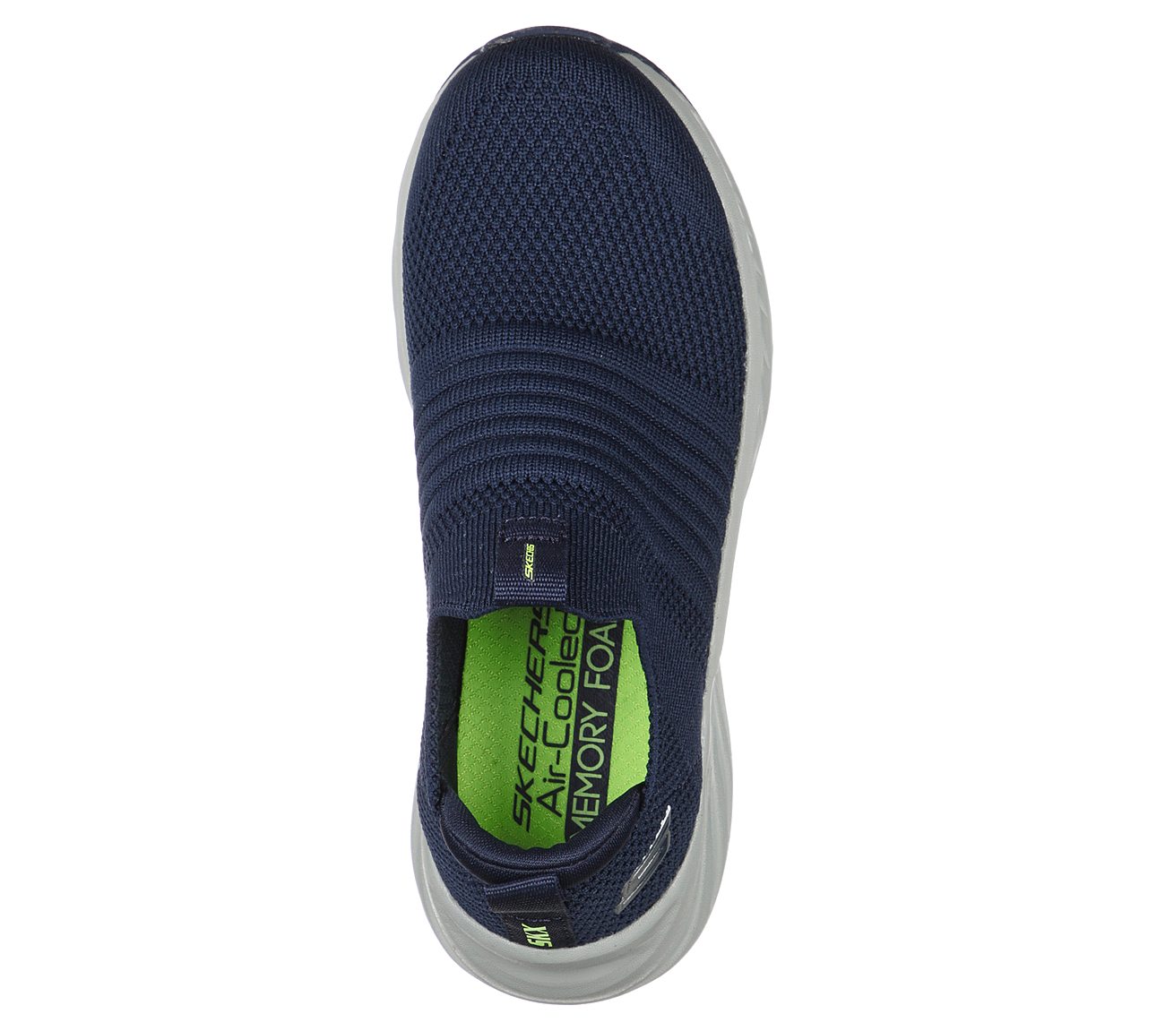 ELITE RUSH - VALOW, NAVY/LIME Footwear Top View