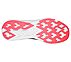 GO RUN 6 -, BLACK/HOT PINK Footwear Bottom View