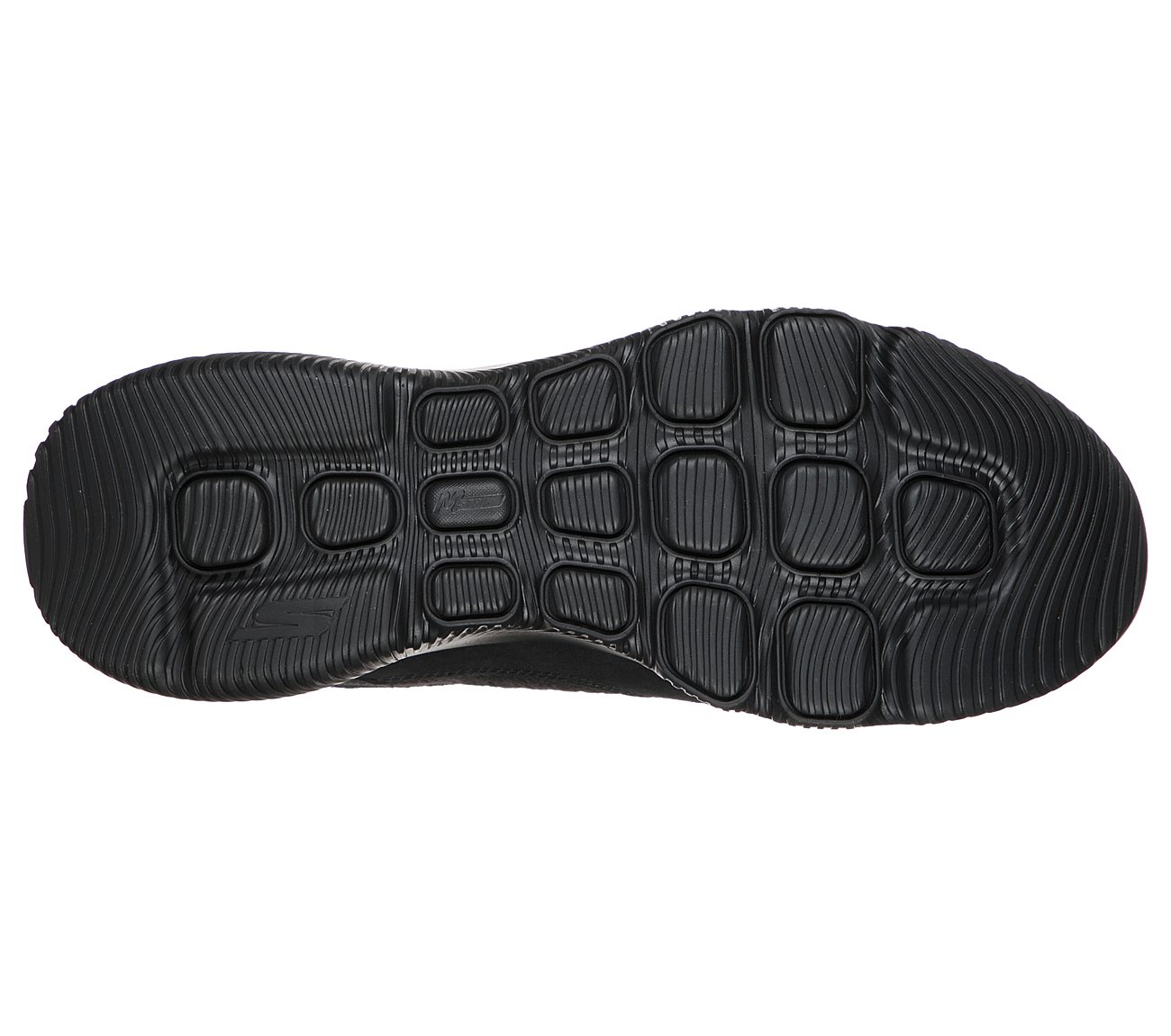GO RUN FOCUS - SABLE, CHARCOAL/BLACK Footwear Top View