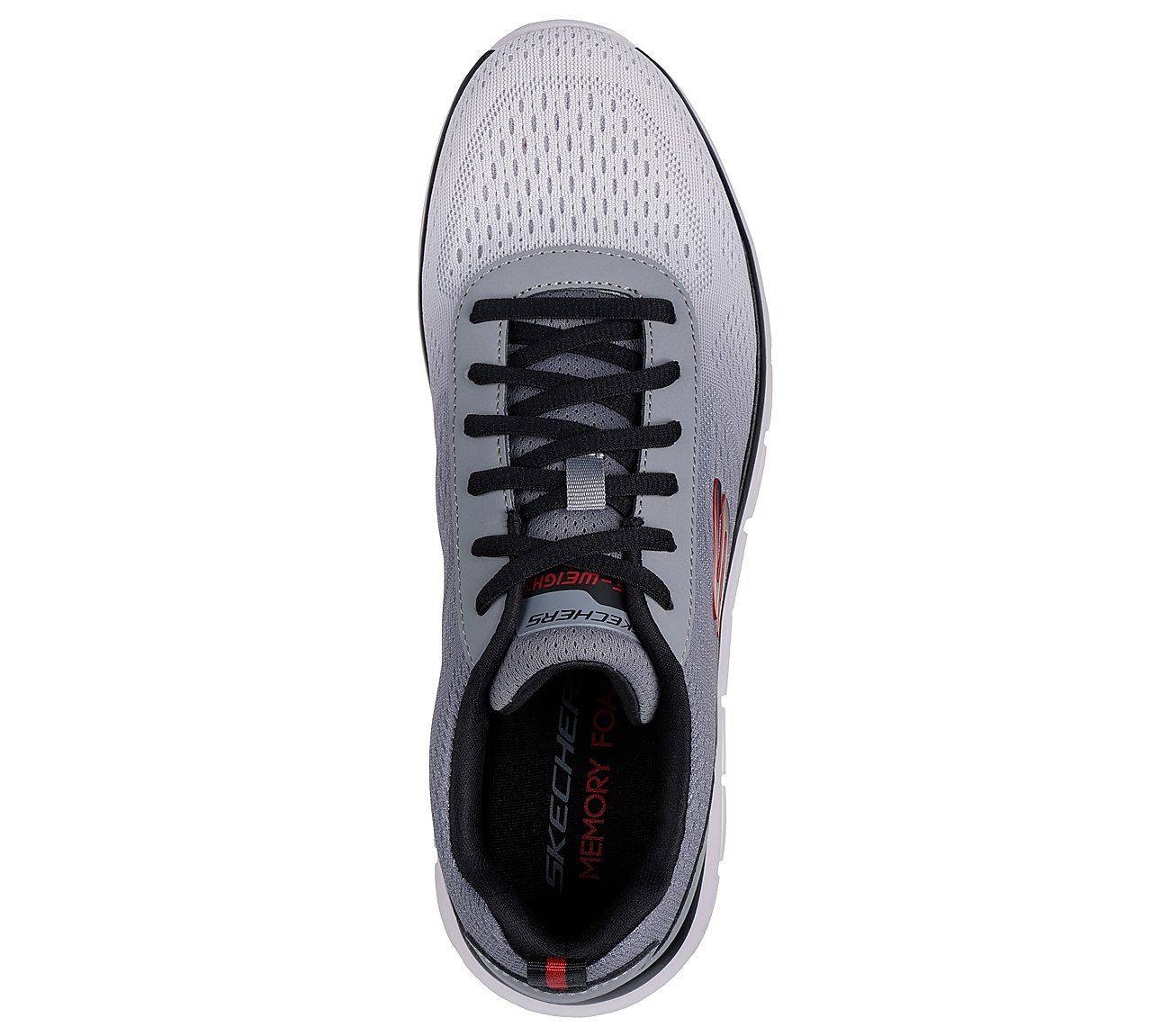 TRACK-RIPKENT, GGREY/BLACK Footwear Top View