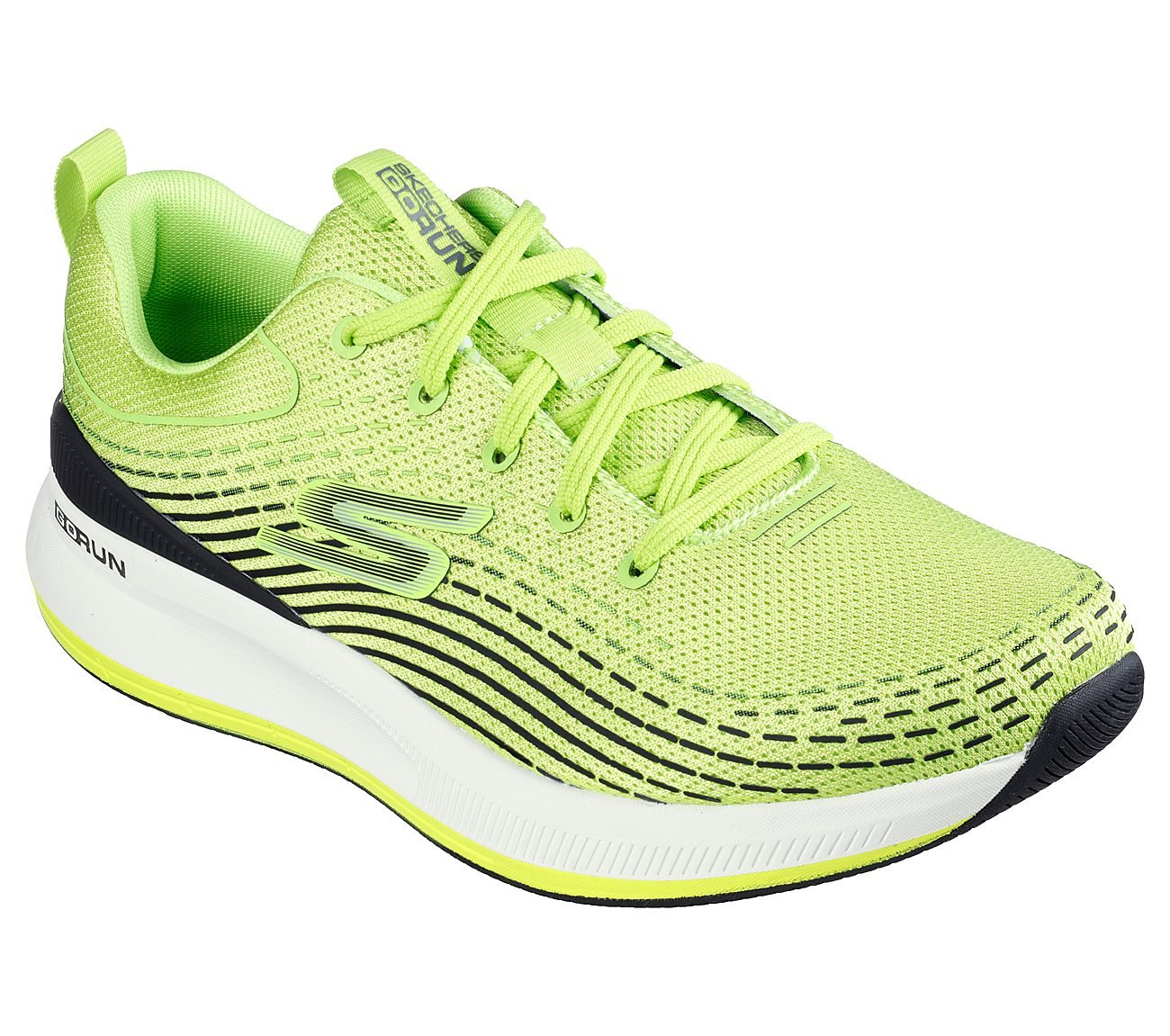 GO RUN PULSE - HAPTIC MOTION, YELLOW Footwear Right View