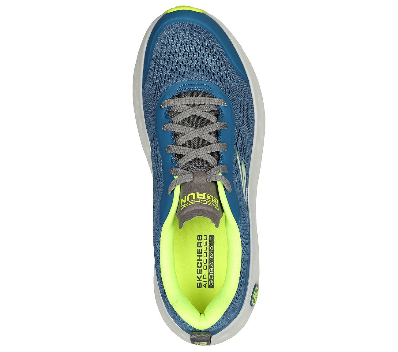 MAX CUSHIONING HYPER CRAZE BO, BLUE/GREY Footwear Top View