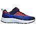 GO RUN CONSISTENT-SURGE SONIC, NAVY/RED Footwear Lateral View