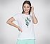 DIAMOND BUTTERFLY SHADOW T-SHIRT, WWWHITE Apparel Lateral View