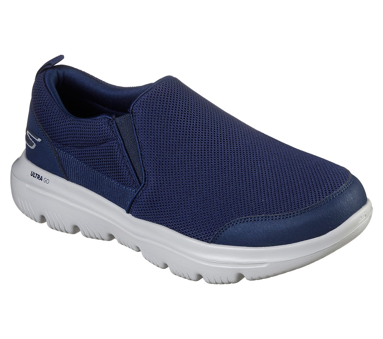 Skechers Navy/Grey Go Walk Evolution Ultra Splin Slip On Shoes For Men ...