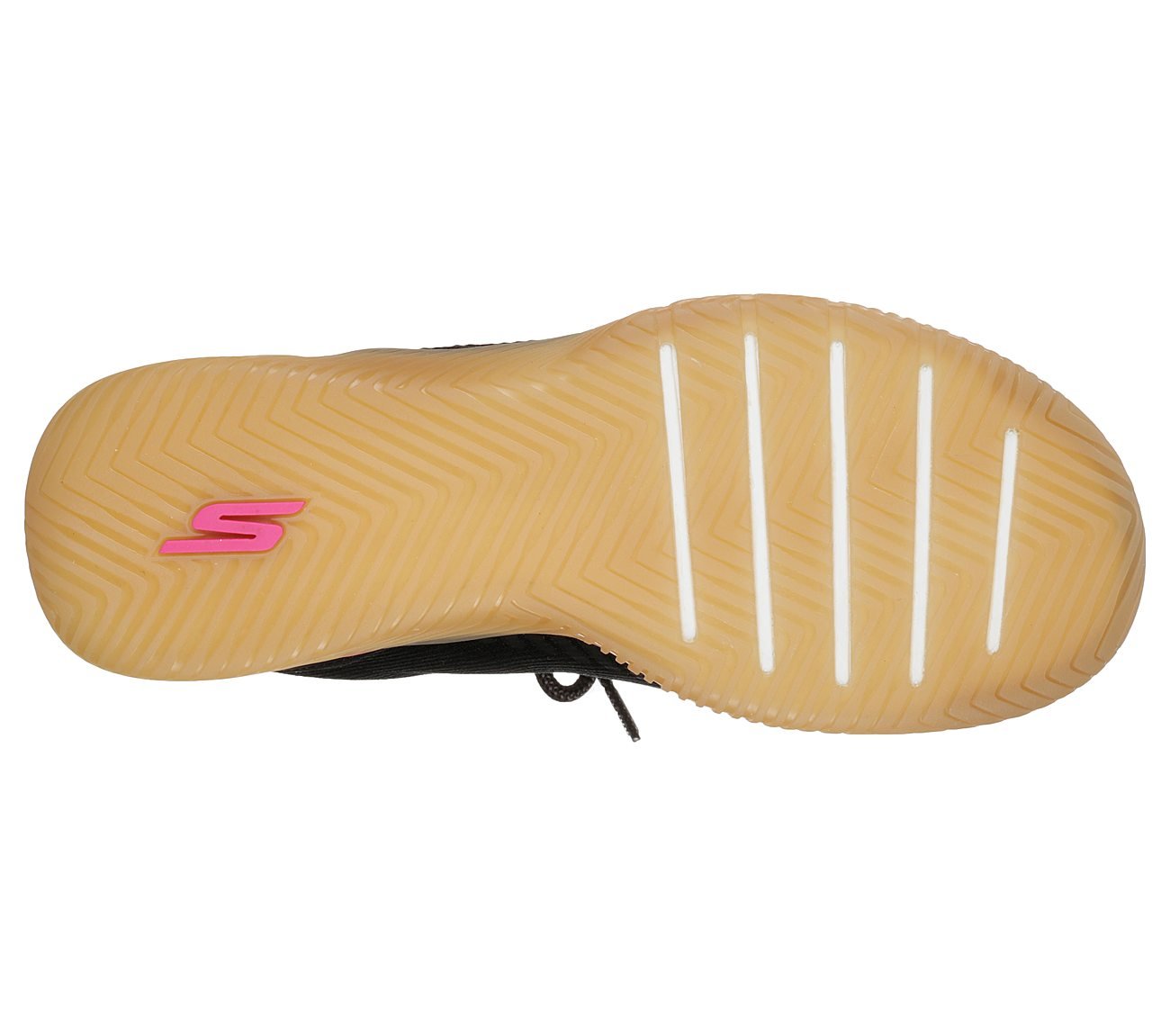 VIPER -, BLACK/HOT PINK Footwear Bottom View