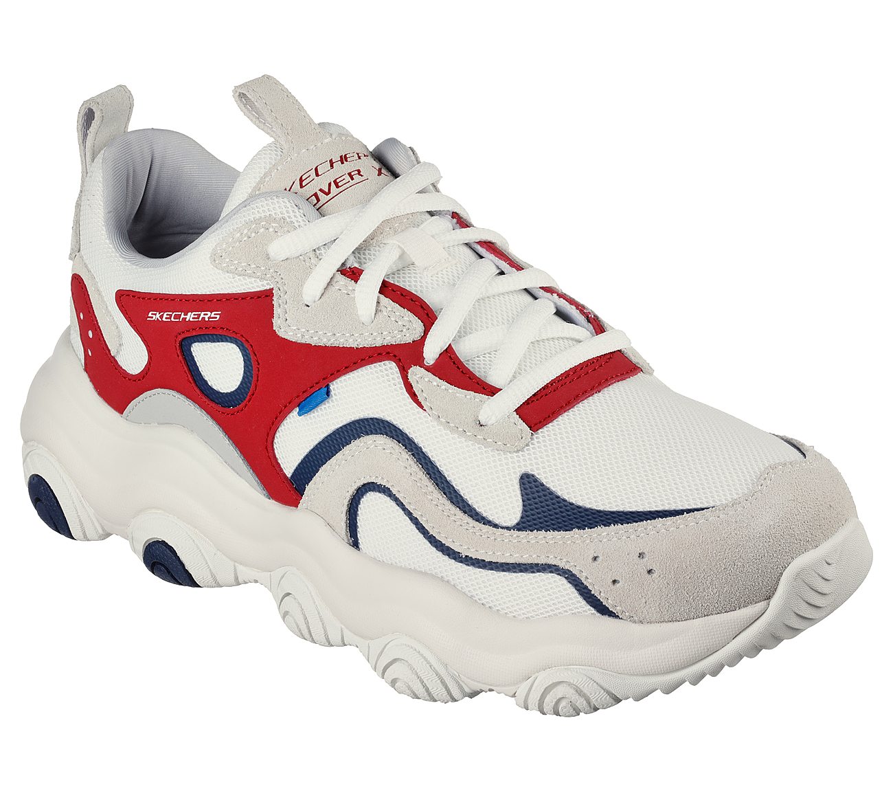 ROVER X-PROXIMITY, WHITE/NAVY/RED Footwear Lateral View