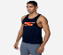 GORUN RAZOR SINGLET, NNNAVY Apparels Top View