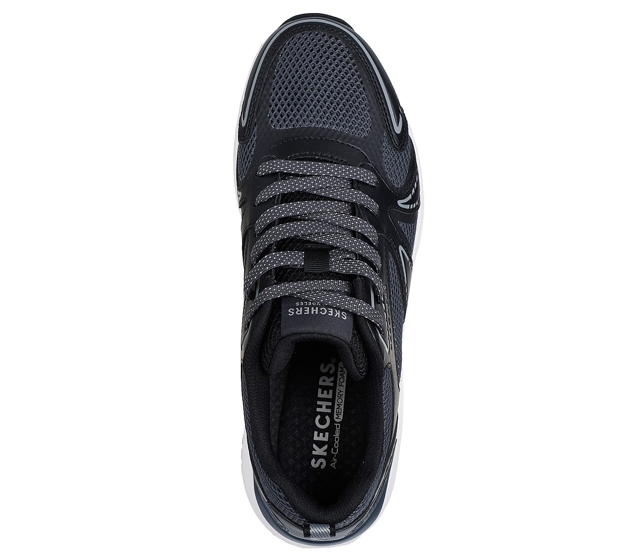 UNO EGO - AURAIR, BLACK Footwear Top View