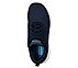 GO RUN 600-CIRCULATE, NAVY/WHITE Footwear Top View