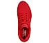 UNO - STAND ON AIR, RED Footwear Top View