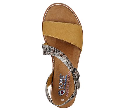 DESERT KISS - CACTUS ROSE, YELLOW Footwear Top View