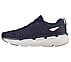 MAX CUSHIONING PREMIER -PERSP, NAVY/ORANGE Footwear Left View