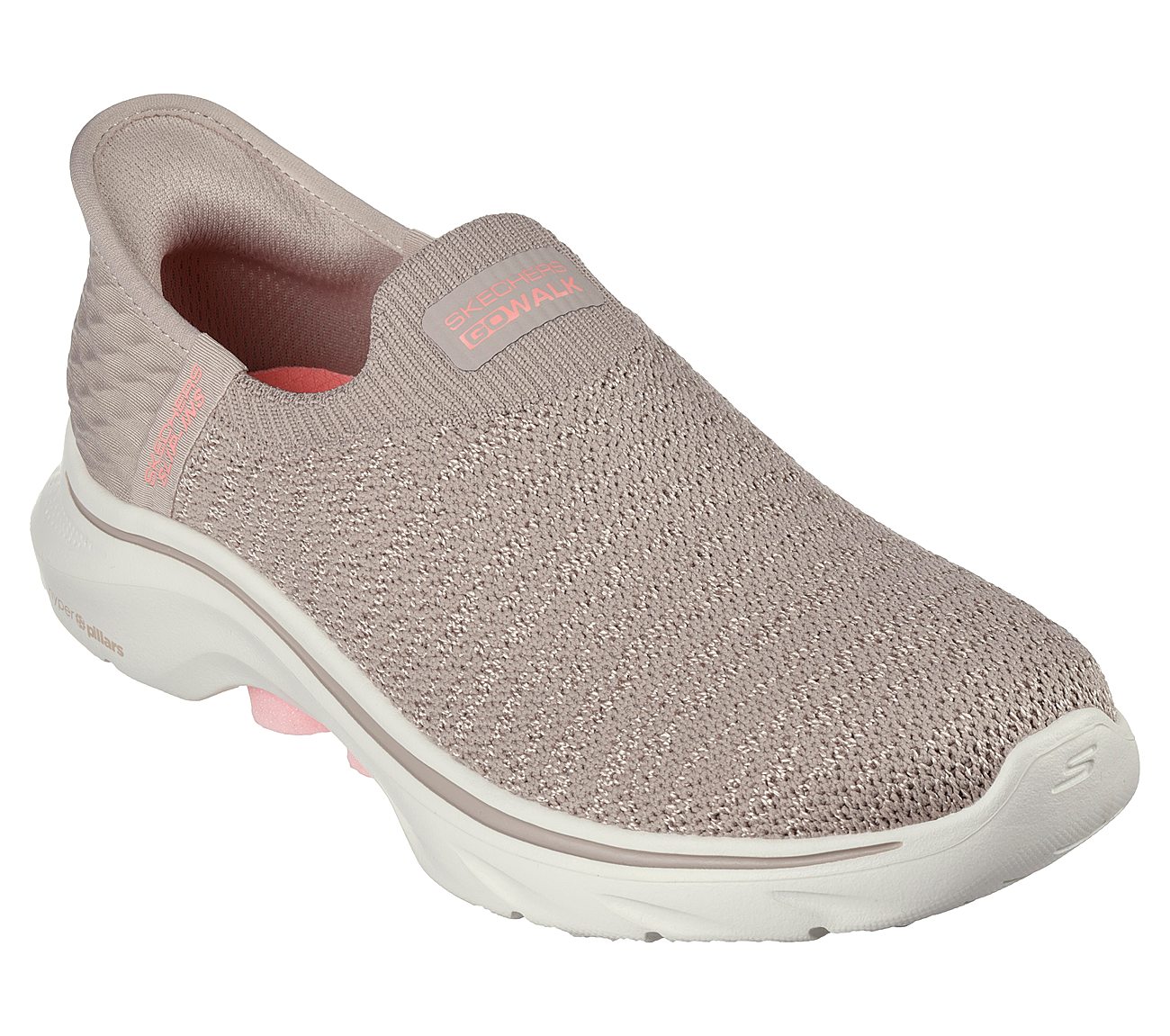 GO WALK 7 - SPRINGTIME, TTAUPE Footwear Top View