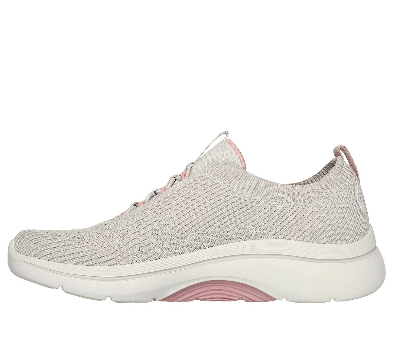 GO WALK ARCH FIT 2.0 - SOFIA, TAUPE/PINK Footwear Left View