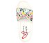 CALI CHARM - TRUST LOVE, WHITE/MULTI Footwear Top View