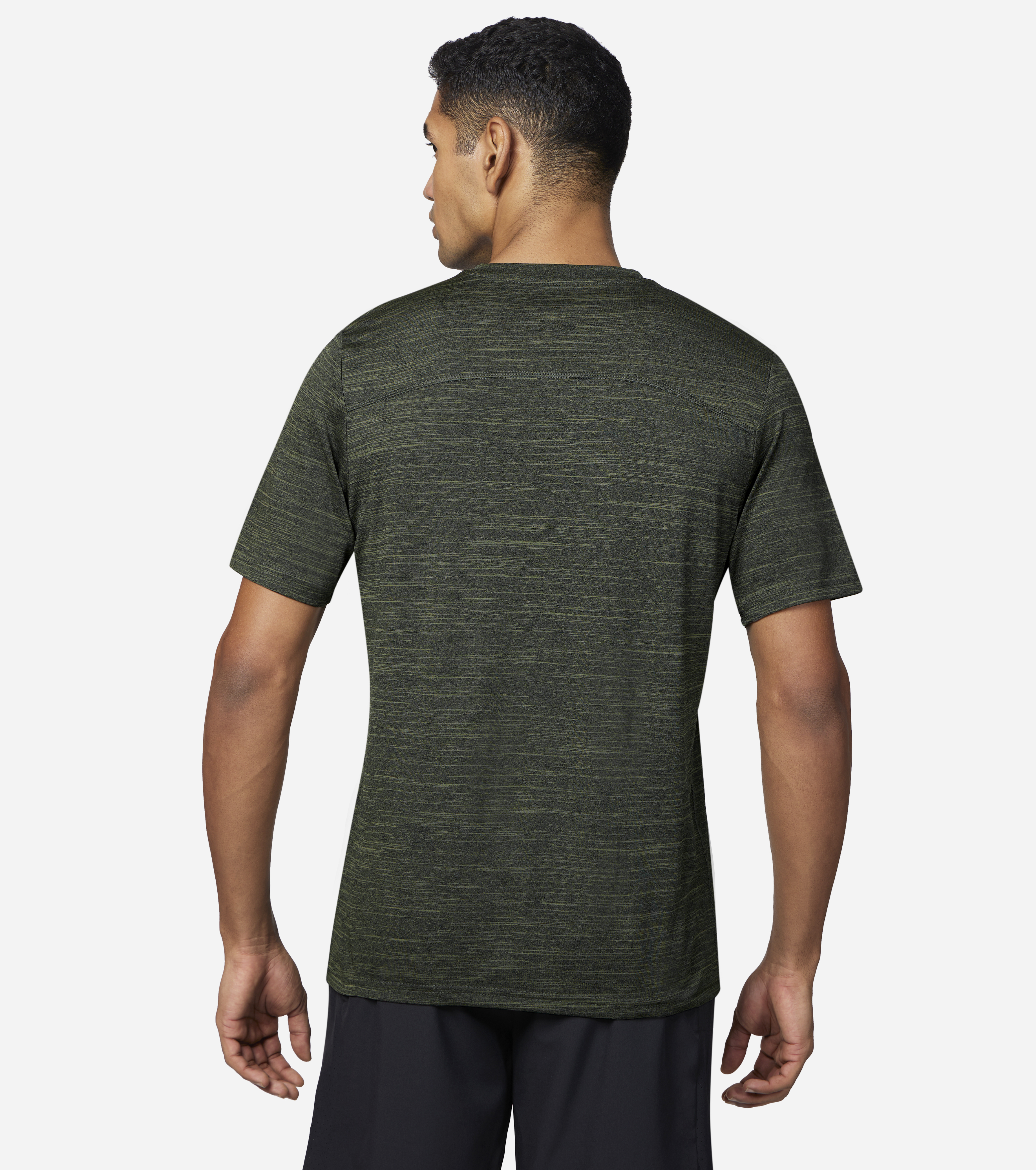 ON THE ROAD MOTION T-SHIRT, OOLIVE Apparel Bottom View