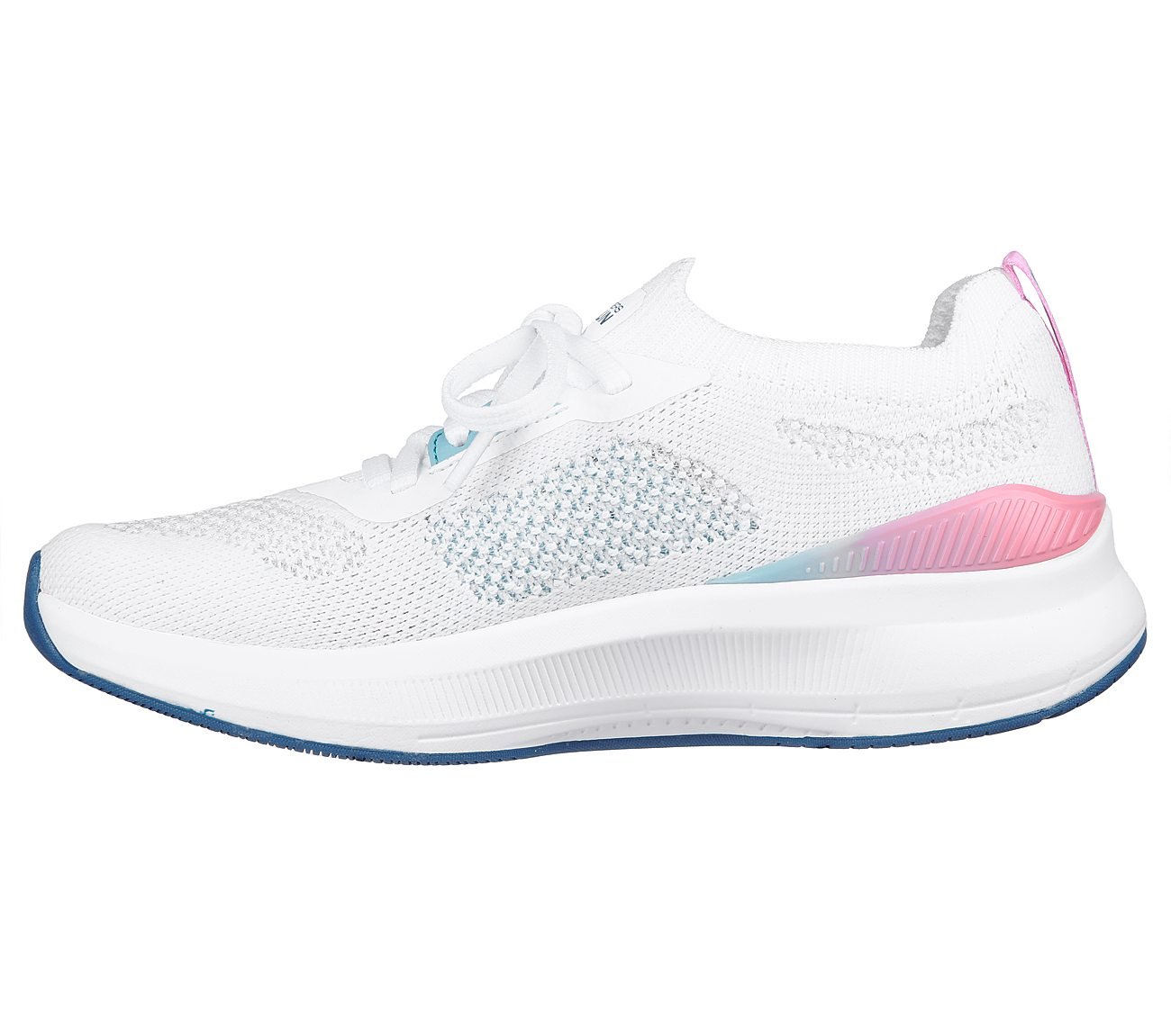 GO RUN PULSE - ROADIE, WHITE/MULTI Footwear Left View