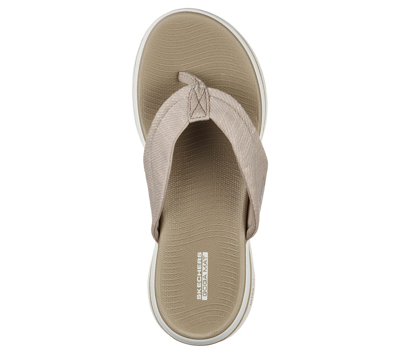 GO WALK 5 - REDONDO, TTAUPE Footwear Top View