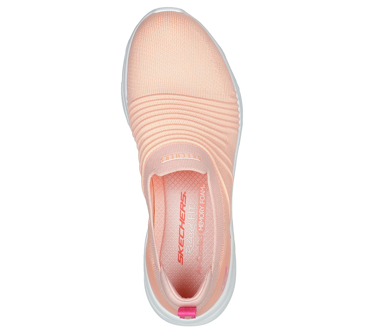 D'LUX COMFORT-GLOW TIME, PEACH Footwear Top View