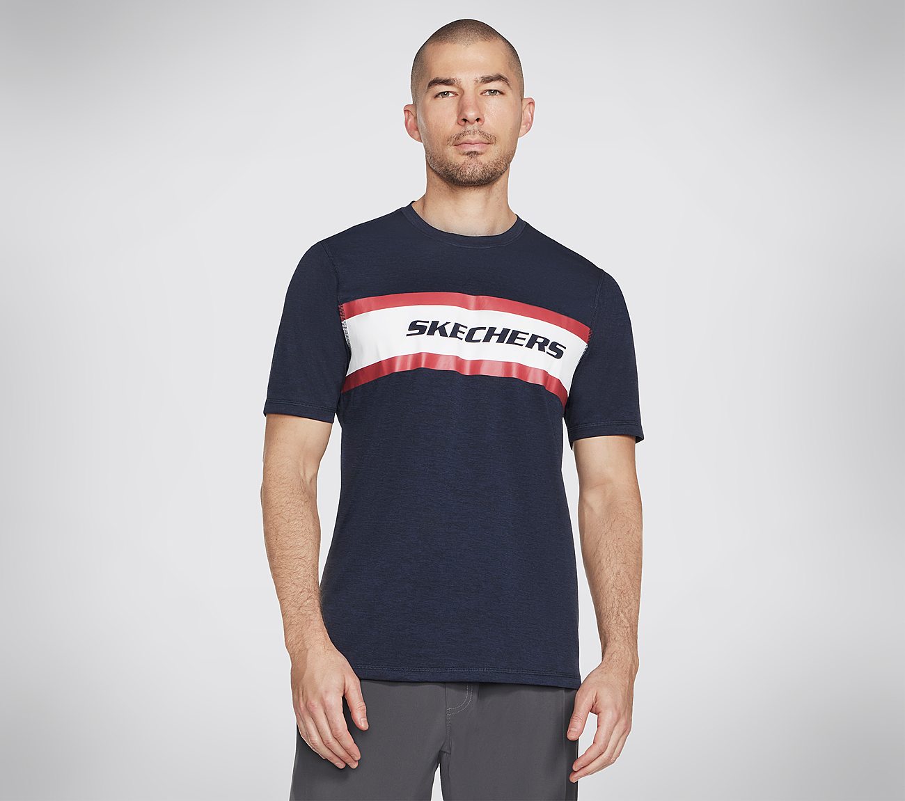 GODRI CHARGE DASH T-SHIRT, NNNAVY Apparels Lateral View