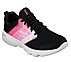 GO RUN FOCUS-GRAVITY, BLACK/PINK Footwear Lateral View