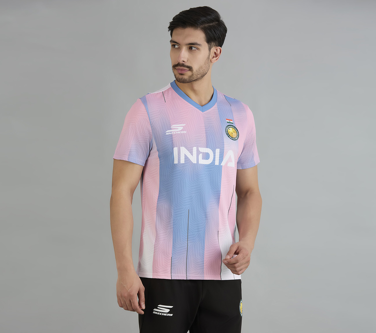 AIPA MENS PLAYER EDITION MATCH JERSEY, SILVER/WHITE/PINK