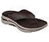 GO WALK ARCH FIT SANDAL, BROWN Footwear Lateral View