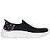 GO WALK FLEX - SUNSET ROSE, BLACK/PINK Footwear Lateral View