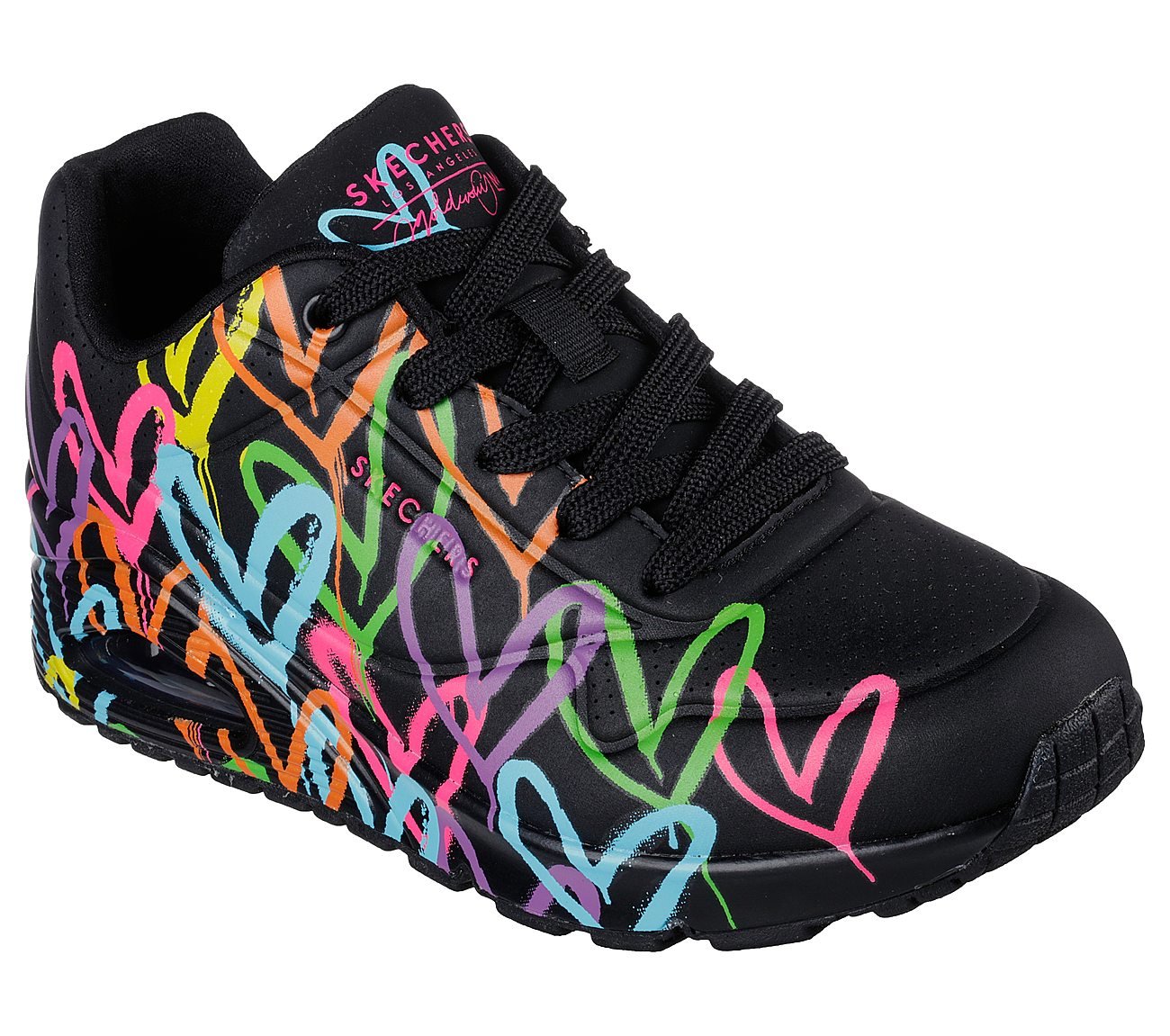 UNO - HIGHLIGHT LOVE, BLACK/MULTI Footwear Right View