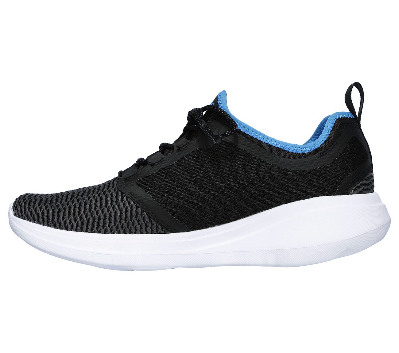 GO RUN FAST -, BLACK/BLUE Footwear Left View