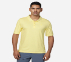 OFF DUTY POLO, LIGHT GREY/YELLOW Apparels Lateral View