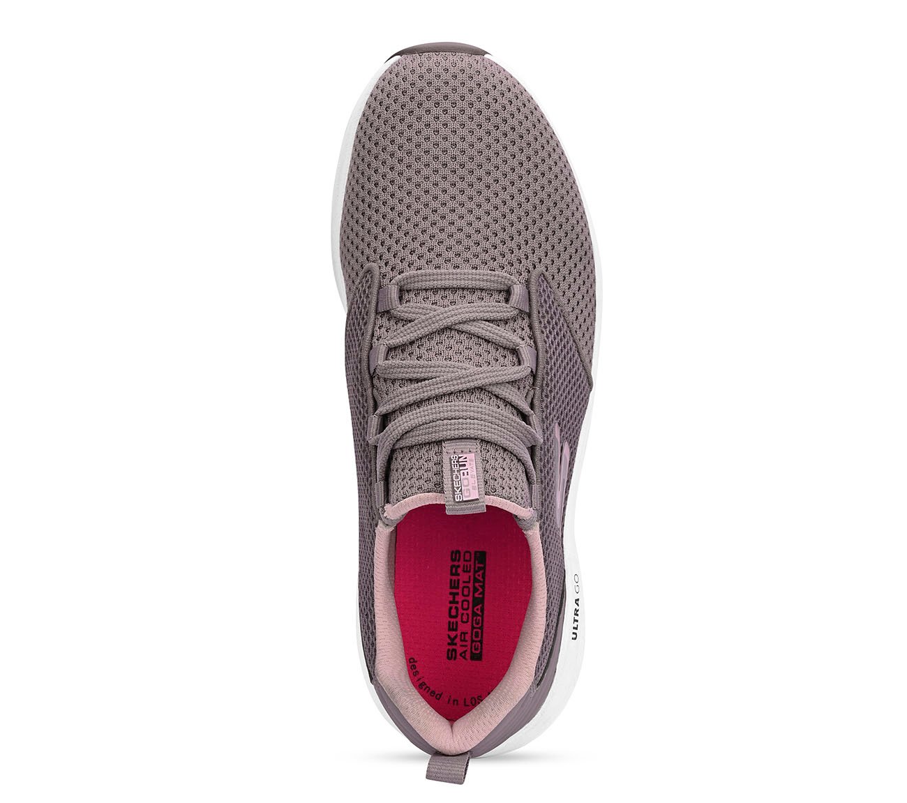 GO RUN ELEVATE, MAUVE Footwear Top View