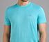 SS LARGE PERFORATED T-SHIRT, TURQUOISE