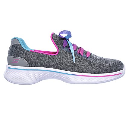 GO WALK 4-ALL DAY COMFORT, GREY/MULTI Footwear Right View
