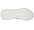 GO WALK FLEX, BLACK/WHITE Footwear Bottom View