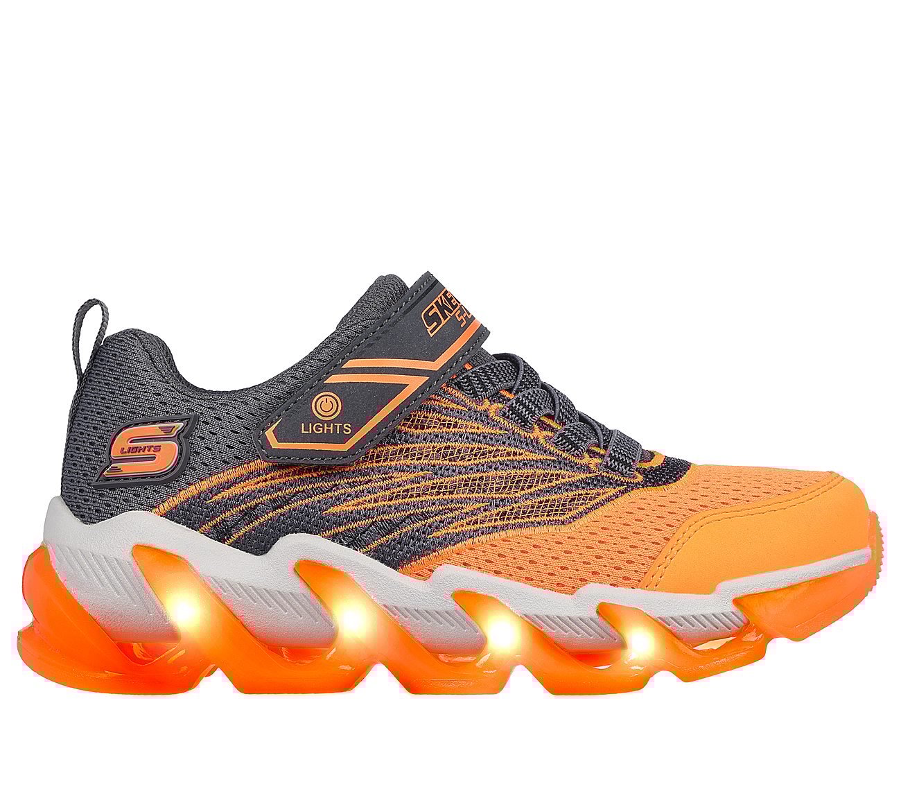 MEGA-SURGE - NEZCO, CHARCOAL/ORANGE Footwear Right View