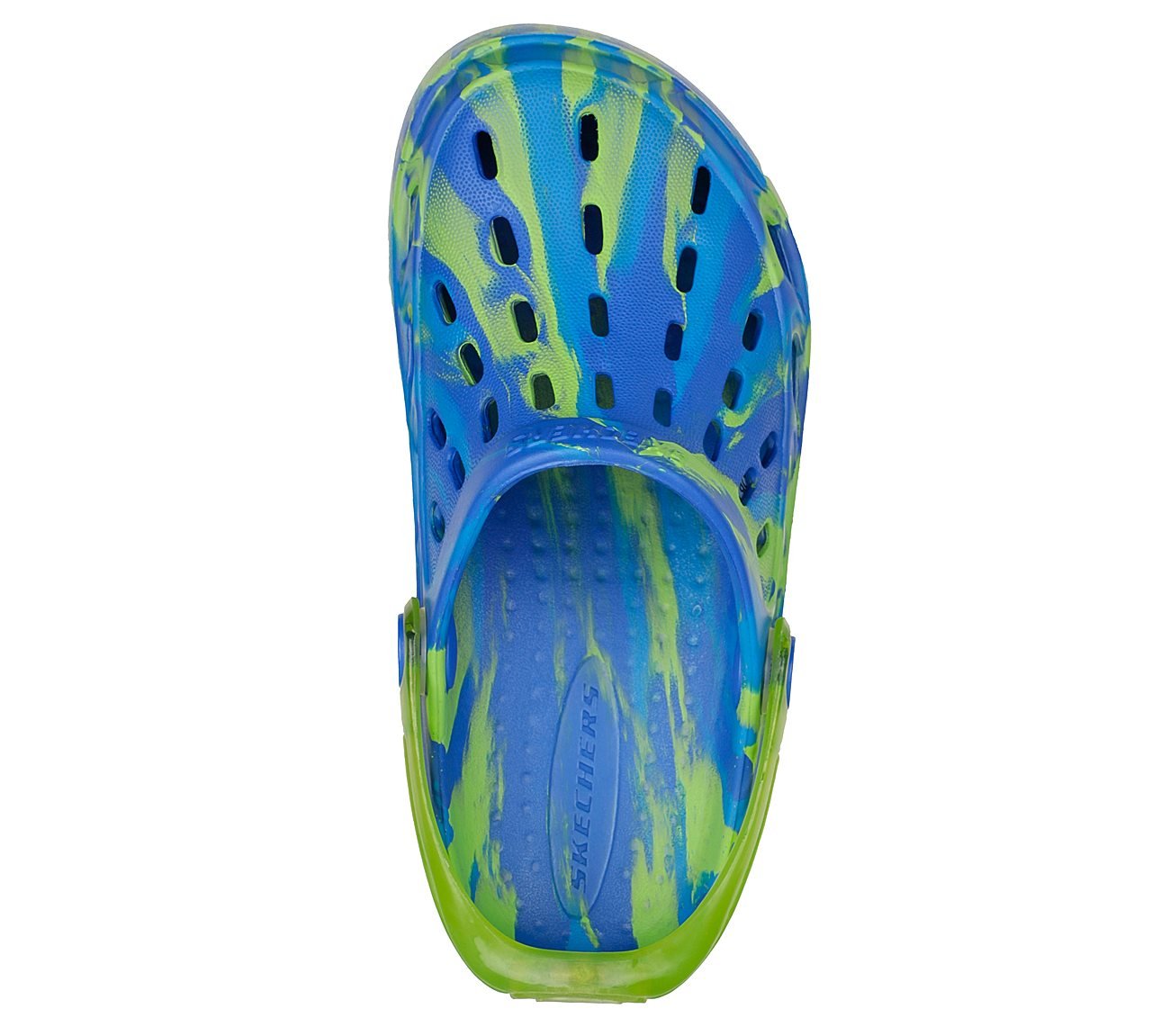 SWIFTERS-TRANSLUMINATOR, BLUE/LIME Footwear Top View