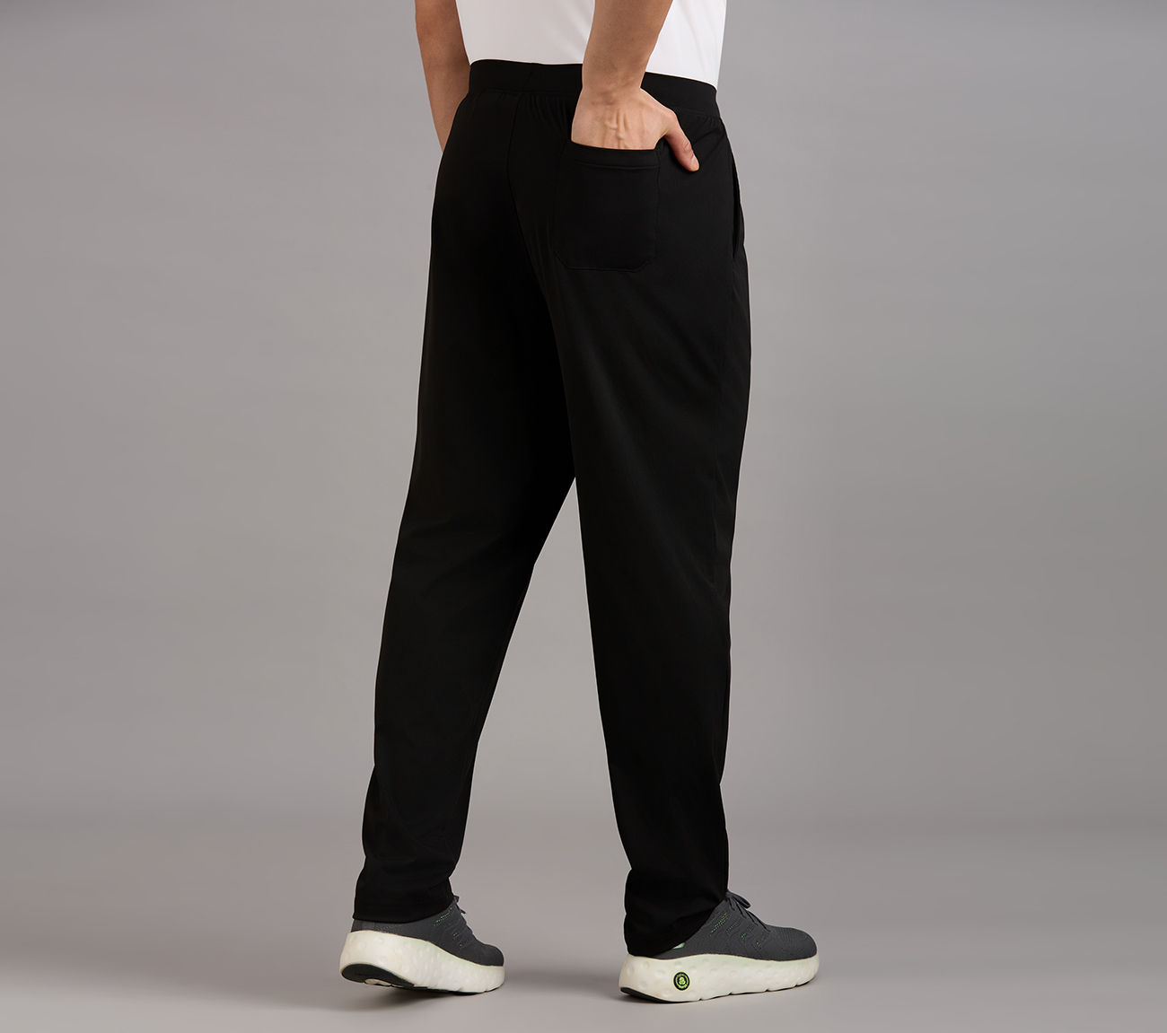 PEFORMANCE BASIC PANTS, BLACK Apparels Left View