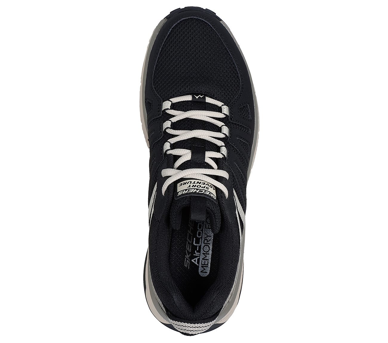 SWITCH BACK - VENTURE SEEKER, BLACK/TAUPE Footwear Top View