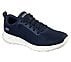 GO WALK JOY-PARADISE, NAVY/WHITE Footwear Lateral View