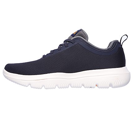 GO WALK EVOLUTION ULTRA-INTER, NAVY/ORANGE Footwear Left View