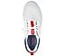 GO RUN FAST - STEADFAST, WHITE/BLUE/RED Footwear Top View