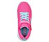 DREAMY DANCER-MISS MINIMALIST, NEON PINK/TURQUOISE Footwear Top View