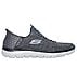 Skechers Slip-ins: Summits - Key Pace, CHARCOAL/BLACK Footwear Lateral View