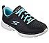 GO WALK 6 - ADORA, BLACK/AQUA Footwear Right View