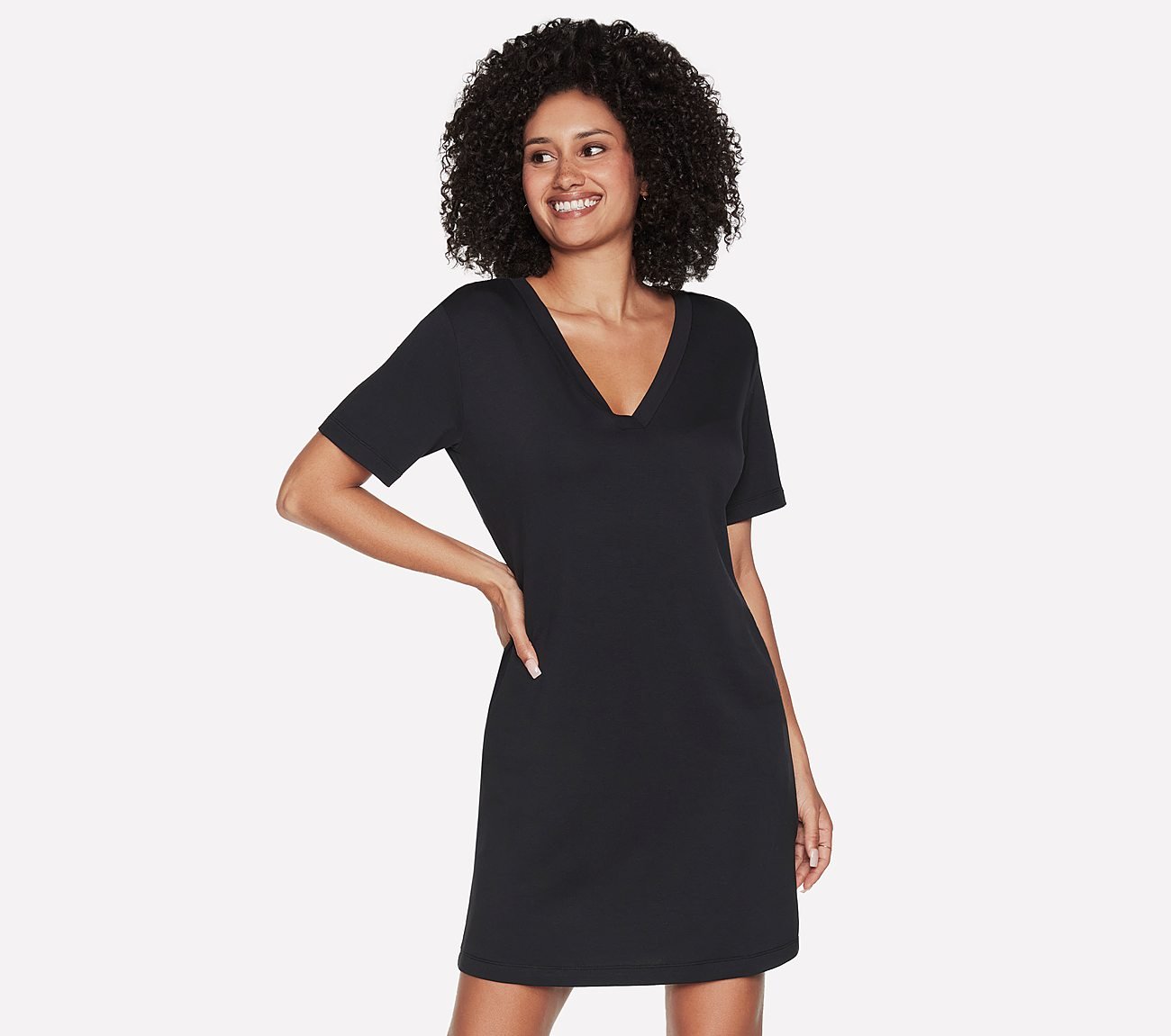 SKECHLUXE RESTFUL SHORT SLEEV, BBBBLACK Apparels Lateral View