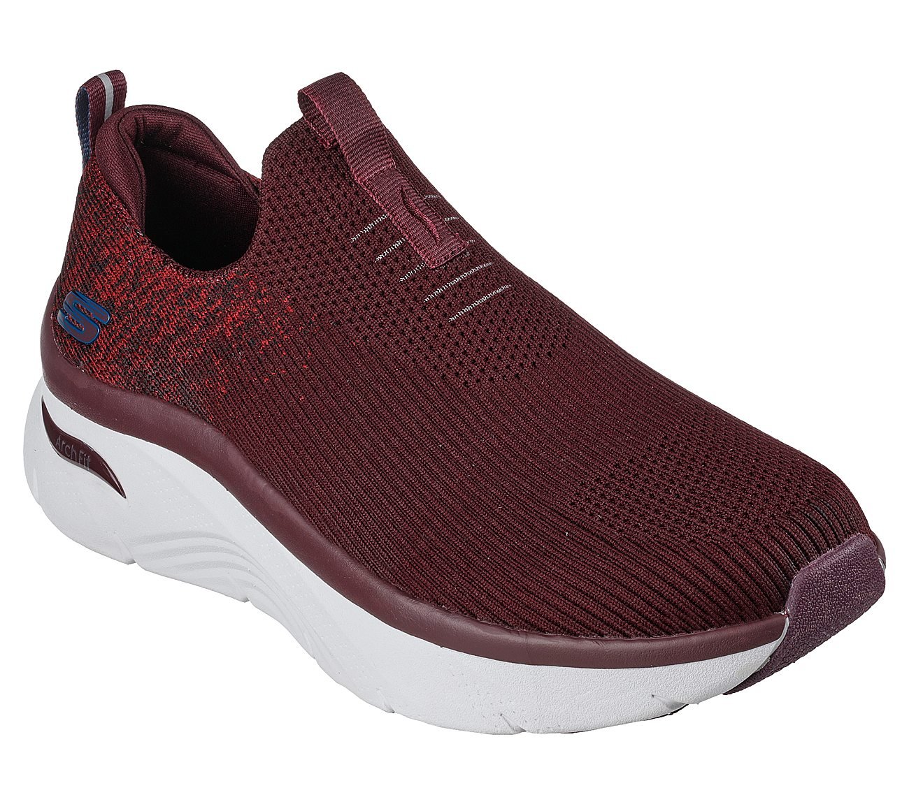 ARCH FIT D'LUX-KEY JOURNEY, BBURGUNDY Footwear Top View