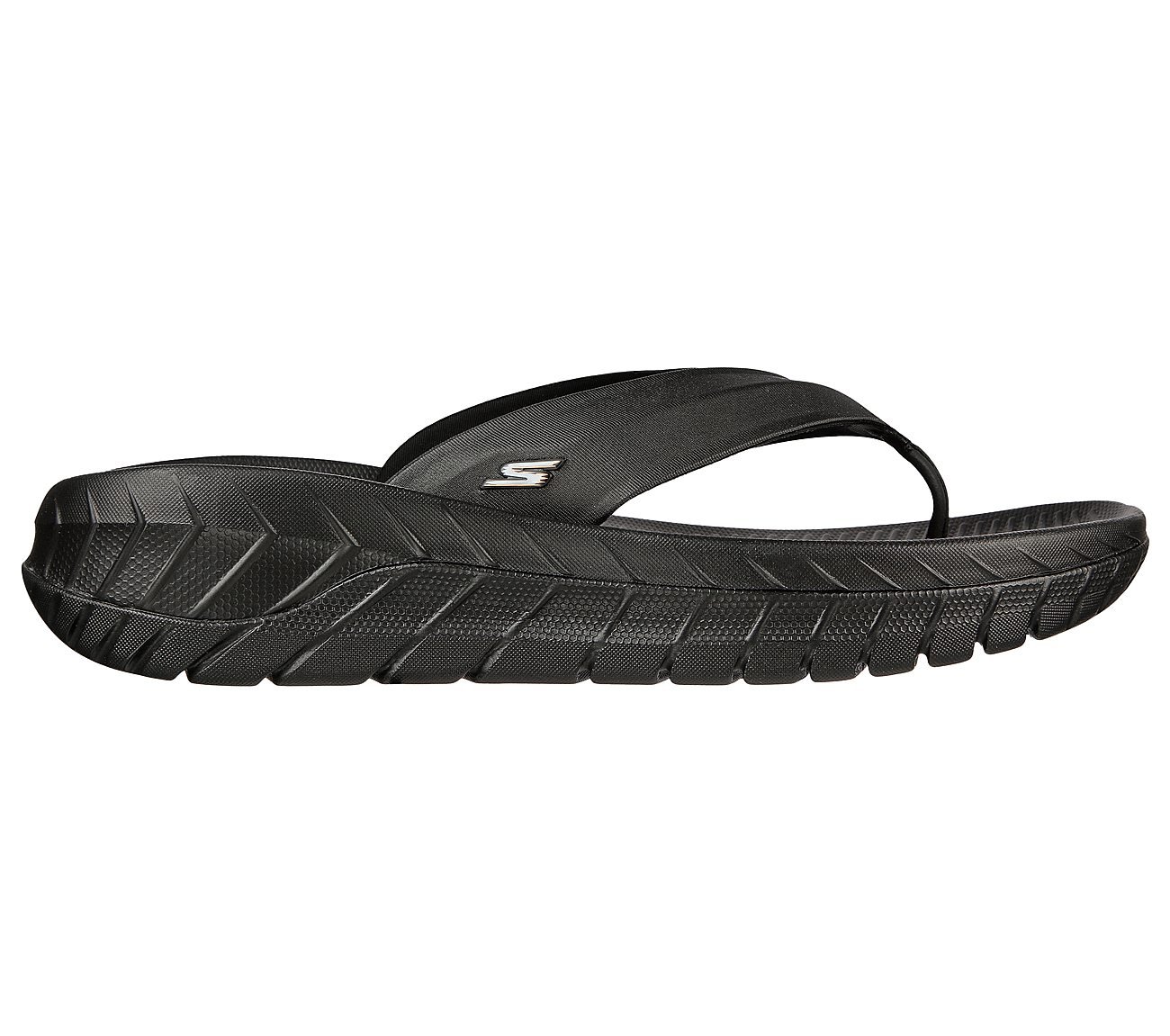 GO RECOVER SANDAL, BBLACK Footwear Lateral View