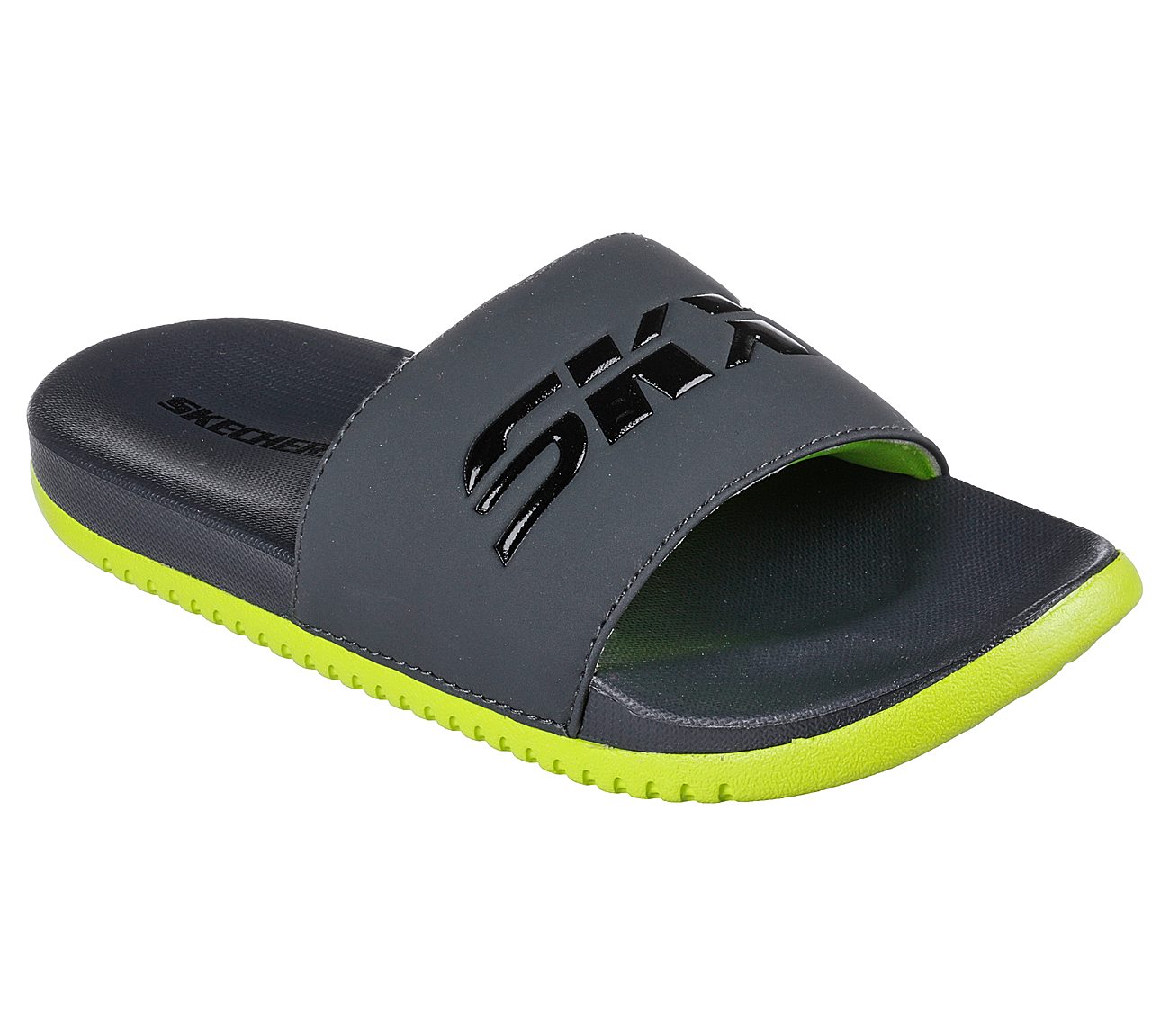 GAMBIX III-GRAYLER, CHARCOAL/LIME Footwear Lateral View